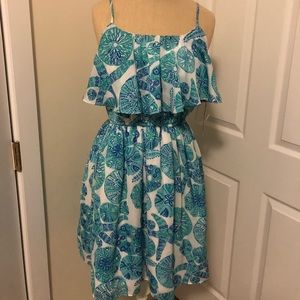 Lily Pulitzer for Target Blue Seashell Dress NWT